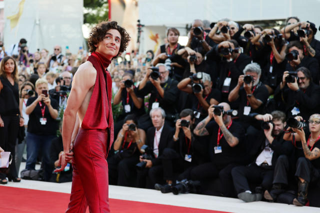 Twitter Can't Get Enough of Timothée Chalamet's Backless Jumpsuit at the  Venice Film Festival