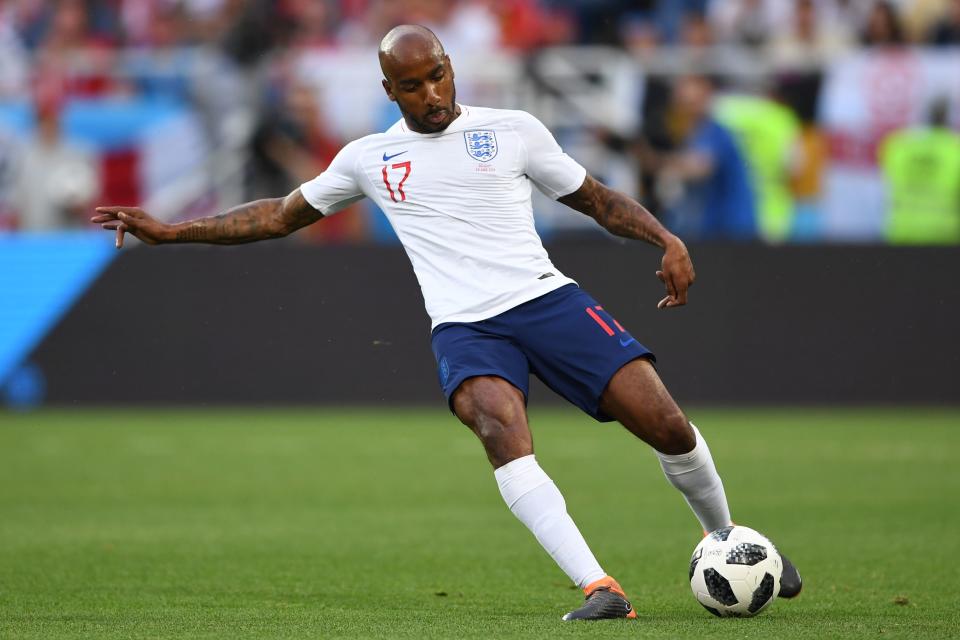 Fabian Delph played for England against Belgium in the 2018 World Cup group stage, but left the squad prior to Tuesday’s Round of 16 match. (Getty)