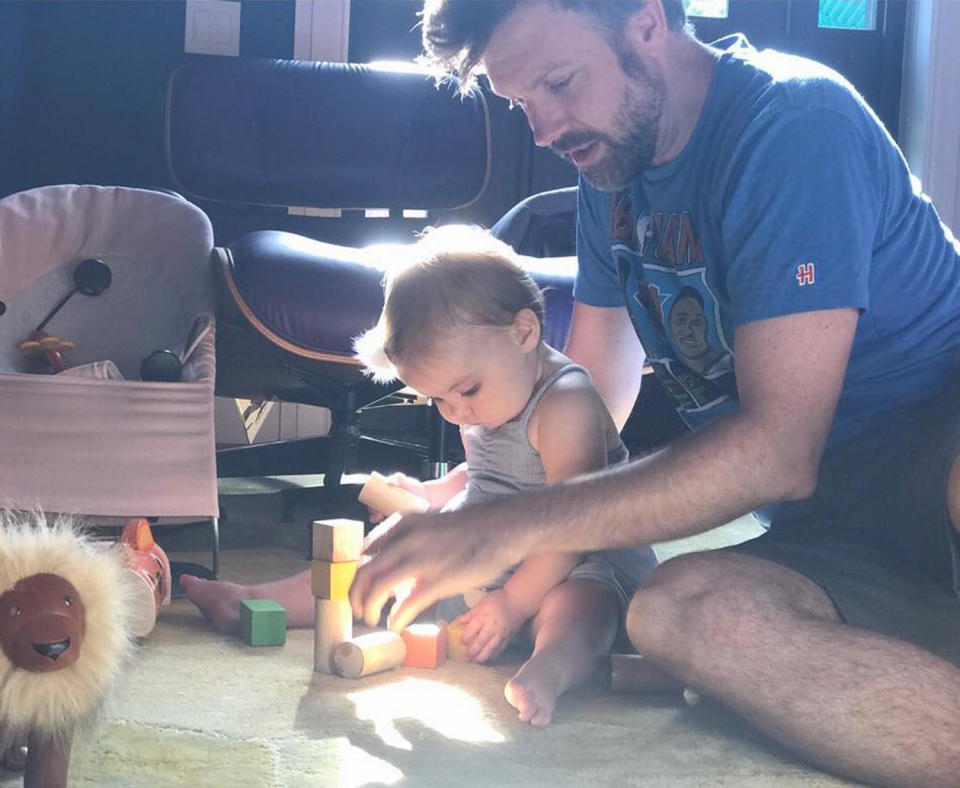 <p>In honor of the <em>Saturday Night Live</em> star's birthday, his fiancée Olivia Wilde posted a father-daughter snap of the star <span>playing with their daughter Daisy</span>.</p>