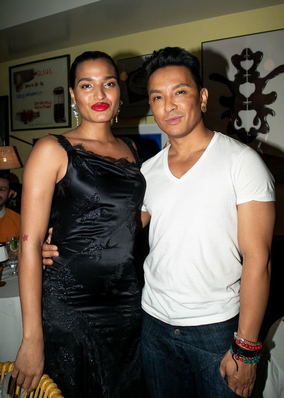 Indya Moore and Prabal Gurung