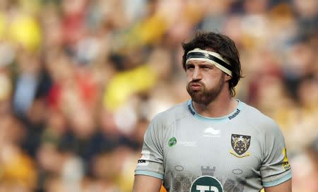 Northampton's Tom Wood. Rugby Union - Wasps v Northampton Saints - Aviva Premiership - Ricoh Arena - 3/4/16. Mandatory Credit: Action Images / Andrew Boyers Livepic