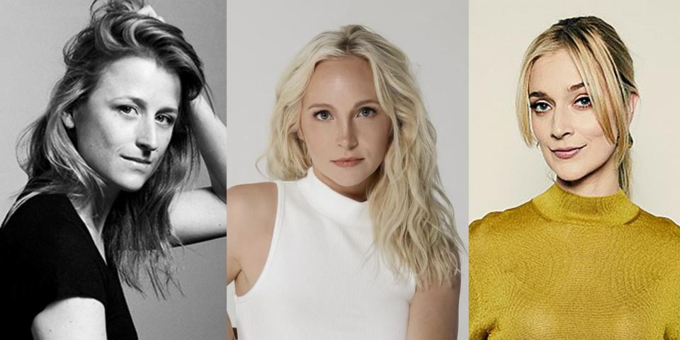 PHOTO: Mamie Gummer, Candice King, Caitlin FitzGerald (HBO/Catherine Powell/Johan Persson)