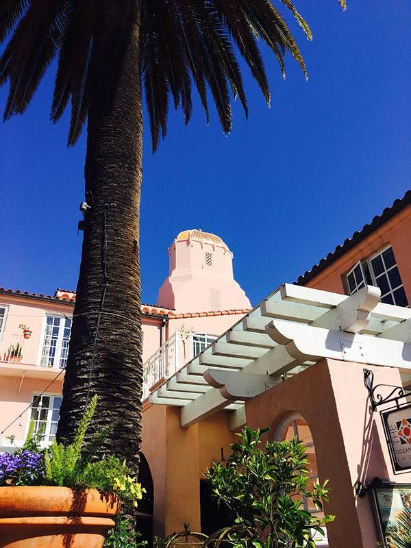 La Valencia has been lovingly known as 'The Pink Lady' since 1926. Photo: Be