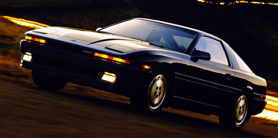 <p>The earlier Supras seem to get overshadowed by the legendary MkIV model, but really, they shouldn't. The MkIII just oozes '80s coolness, right down to the square pop-up headlights. <a href="https://www.ebay.com/itm/1989-Toyota-Supra/133387201517?hash=item1f0e7f2bed:g:wSMAAOSwqdNebu6X&autorefresh=true" rel="nofollow noopener" target="_blank" data-ylk="slk:This clean example;elm:context_link;itc:0;sec:content-canvas" class="link ">This clean example</a> is for sale for $10,000 right now. </p>