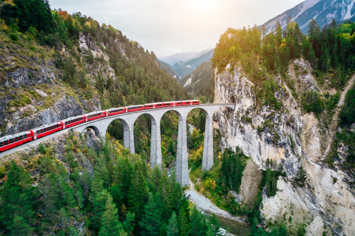 Some of Europe’s train routes are among the most picturesque in the world  (Getty Images)