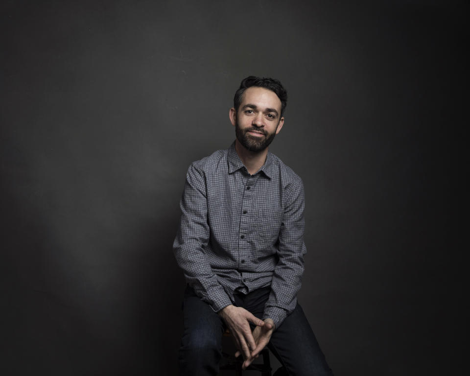 Director Adam Sobel poses for a portrait to promote the film, "The Workers Cup", at the Music Lodge during the Sundance Film Festival on Friday, Jan. 20, 2017, in Park City, Utah. (Photo by Taylor Jewell/Invision/AP)