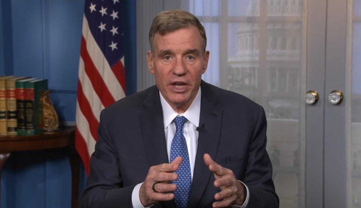 Warner says Biden 'made America stronger,' urges him to 'aggressively