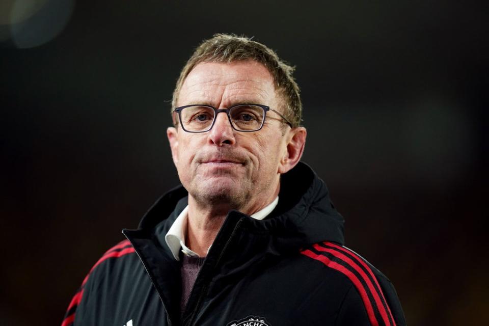 Ralf Rangnick has given an update on Cristiano Ronaldo (Mike Egerton/PA) (PA Wire)