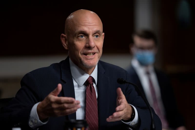 FILE PHOTO: Fauci, Redfield testify at U.S. Senate hearing on coronavirus response in Washington