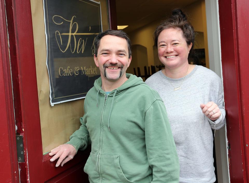 Nate Norris and his partner, Annie Callan, are opening Bev's Cafe and Market on Main Street in Kennebunk.