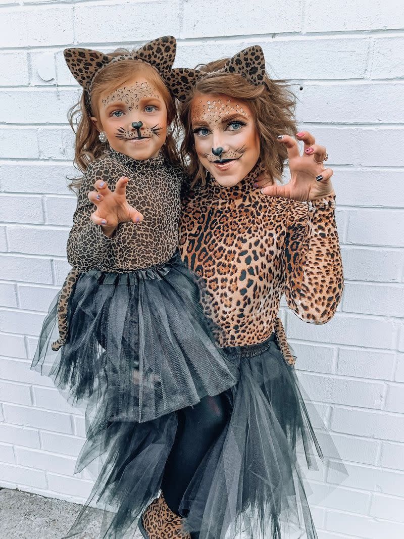 Hair-Raising Mom and Daughter Halloween Costumes