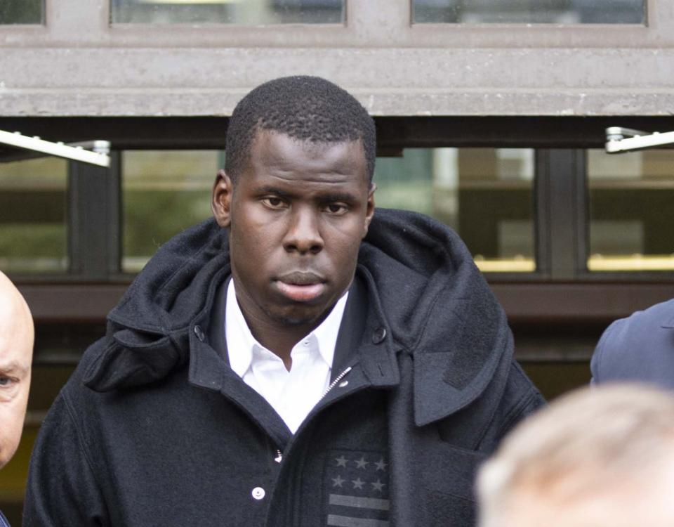 Premier League footballer Kurt Zouma arrives in Thames Magistrates' Court (Anadolu Agency via Getty Images)