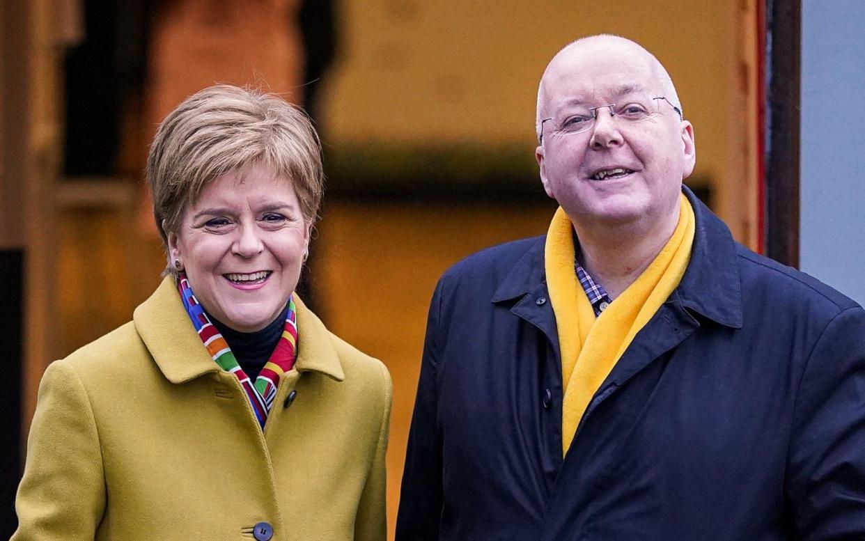 Nicola Sturgeon and Peter Murrell