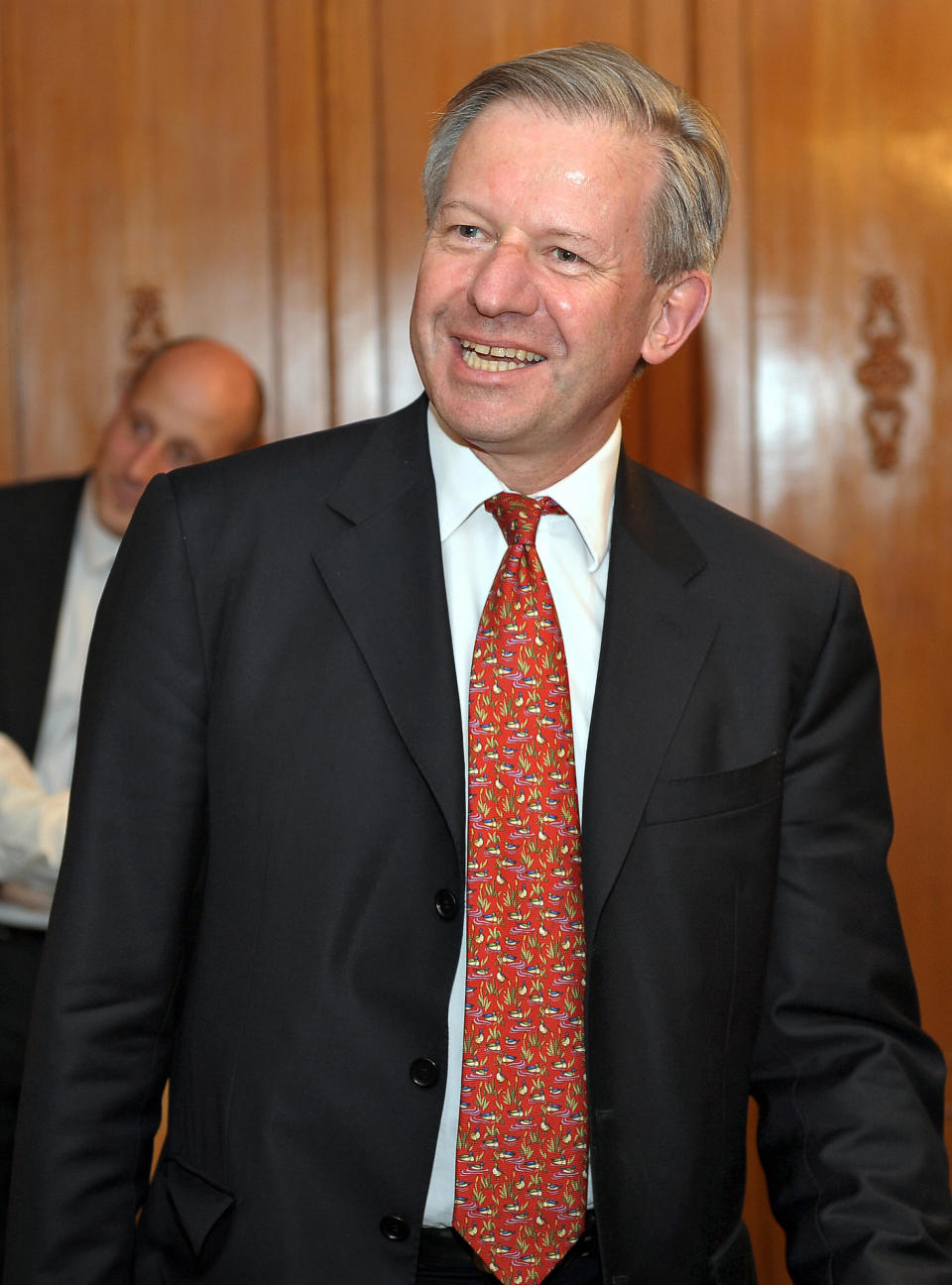 British envoy to Afghanistan and Pakistan Sherard Cowper-Coles arrives at the Foreign Ministry for a meeting in Islamabad on April 24, 2009. Taliban fighters on April 24 began evacuating a Pakistan district where the government deployed extra forces under US pressure to stop hardliners advancing closer to the capital, officials said.   AFP PHOTO/Farooq NAEEM (Photo credit should read FAROOQ NAEEM/AFP via Getty Images)