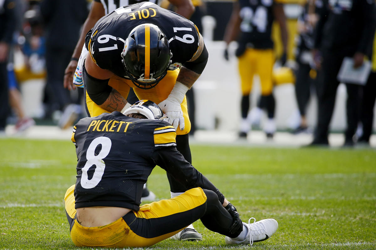 Steelers QB Kenny Pickett ruled out with concussion, replaced by Mitch  Trubisky in win vs. Buccaneers