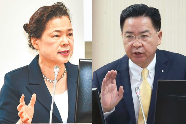 經濟部長王美花(左)、外交部長吳釗燮(右)經常被外界點名批判德不配位。（合成圖／資料照）