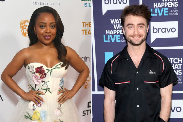 <p>Alberto E. Rodriguez/Getty, Charles Sykes/Bravo via Getty </p> Quinta Brunson, Daniel Radcliffe