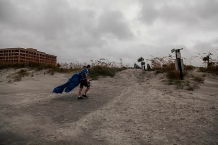 Locals bear the winds of Hurricane Dorian in Jacksonville