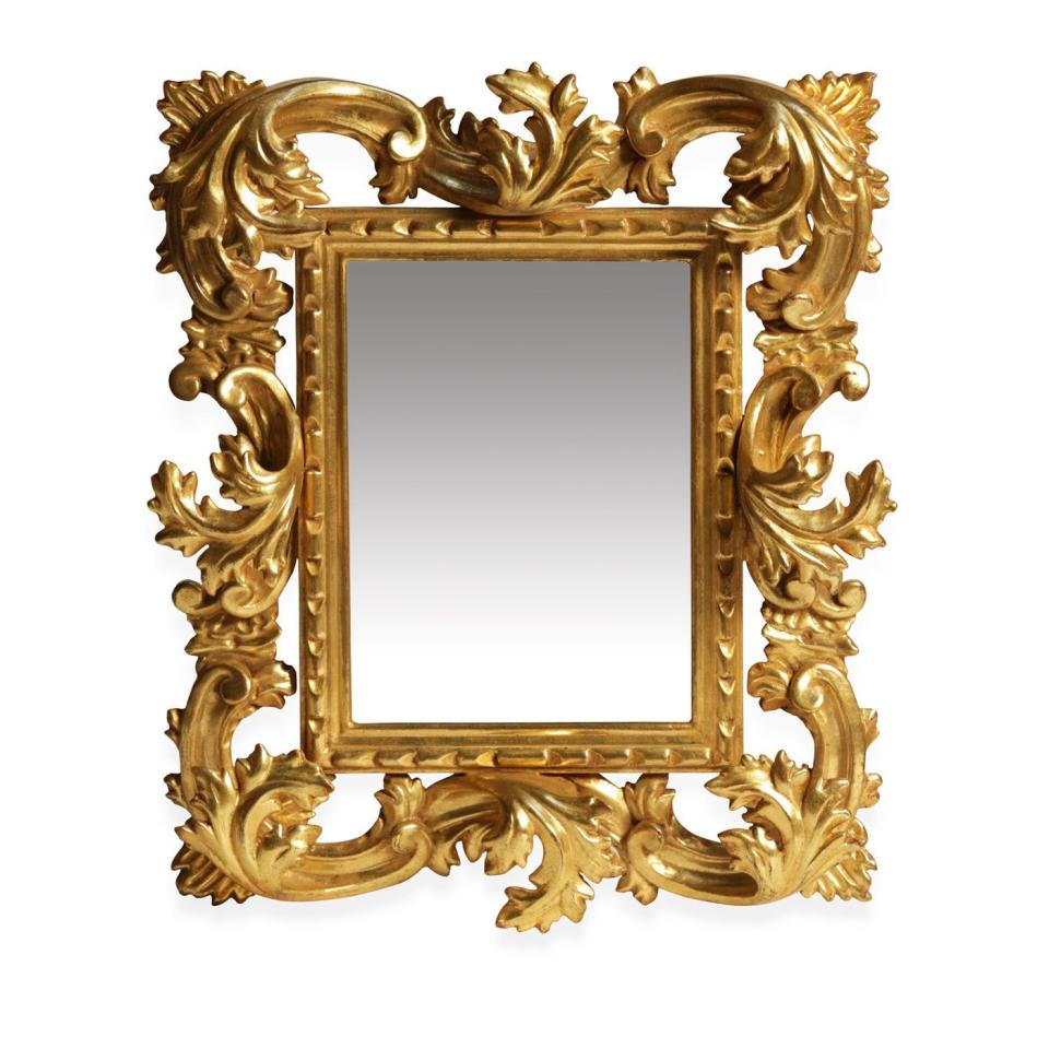 59) Cornice Specchiera Carved Wall Mirror