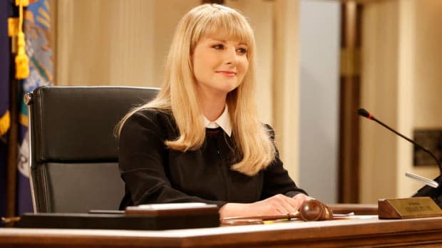 Melissa Rauch as Judge Abby Stone in "Night Court"<p>Jordin Althaus/NBC/Warner Bros. Television</p>