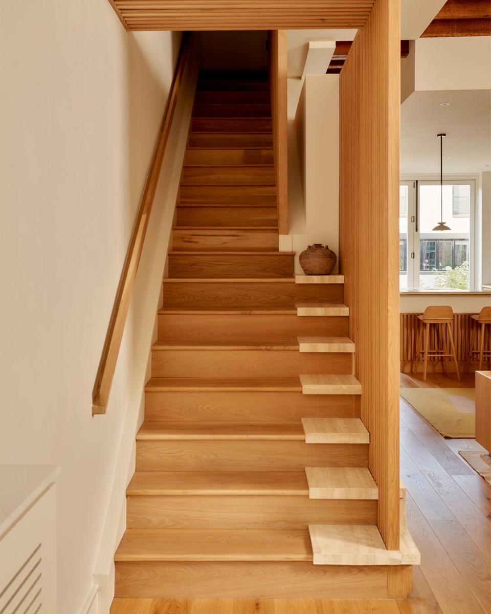 wood stairs