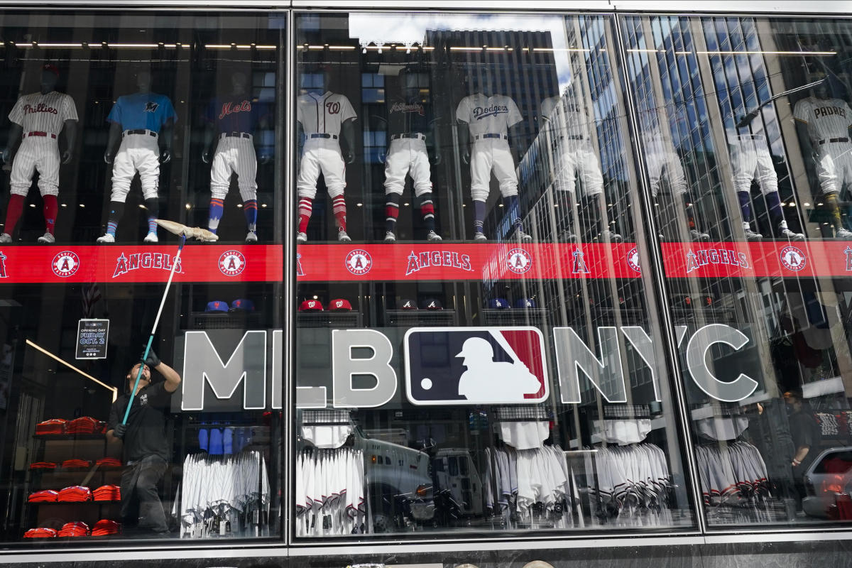 Major League Baseball flagship store in Rockefeller Center, New