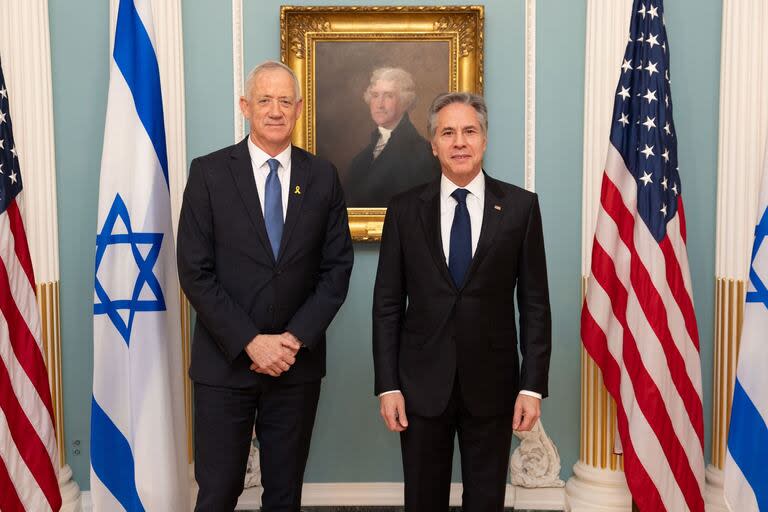 06/03/2024 El ministro israelí Benny Gantz y el secretario de Estado de EEUU, Antony Blinken POLITICA DEPARTAMENTO DE ESTADO DE EEUU