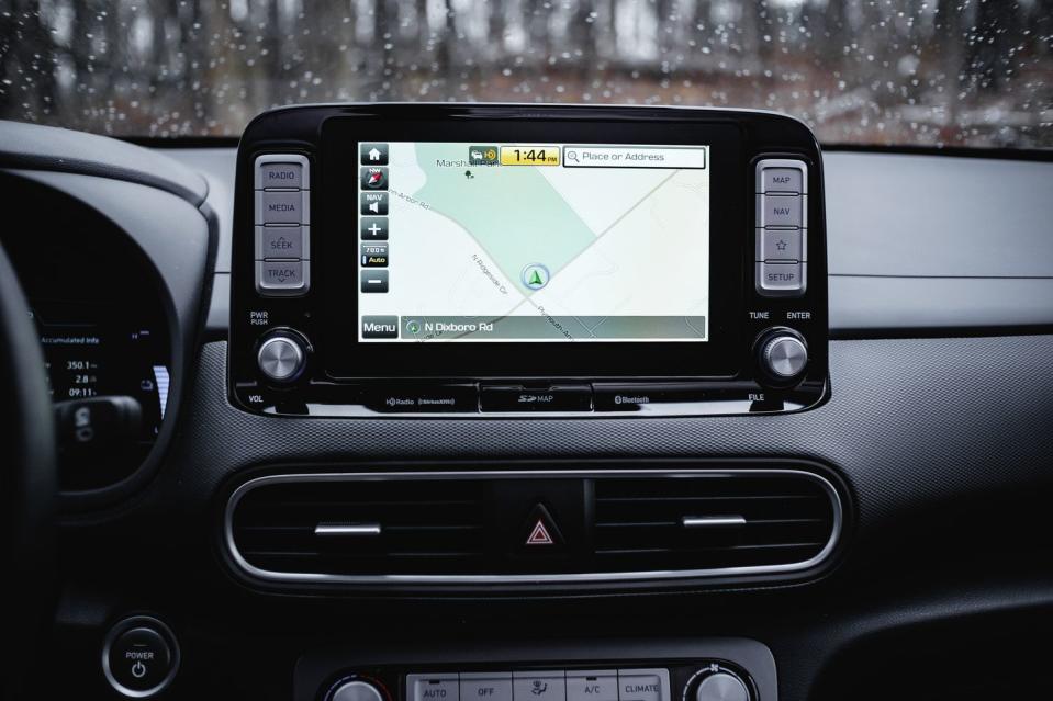<p>The Kona Electric has three other driving modes: Normal, Eco, and Eco+. This last one is for use when range anxiety turns to range desperation, shutting off the climate-control system to maximize miles.</p>