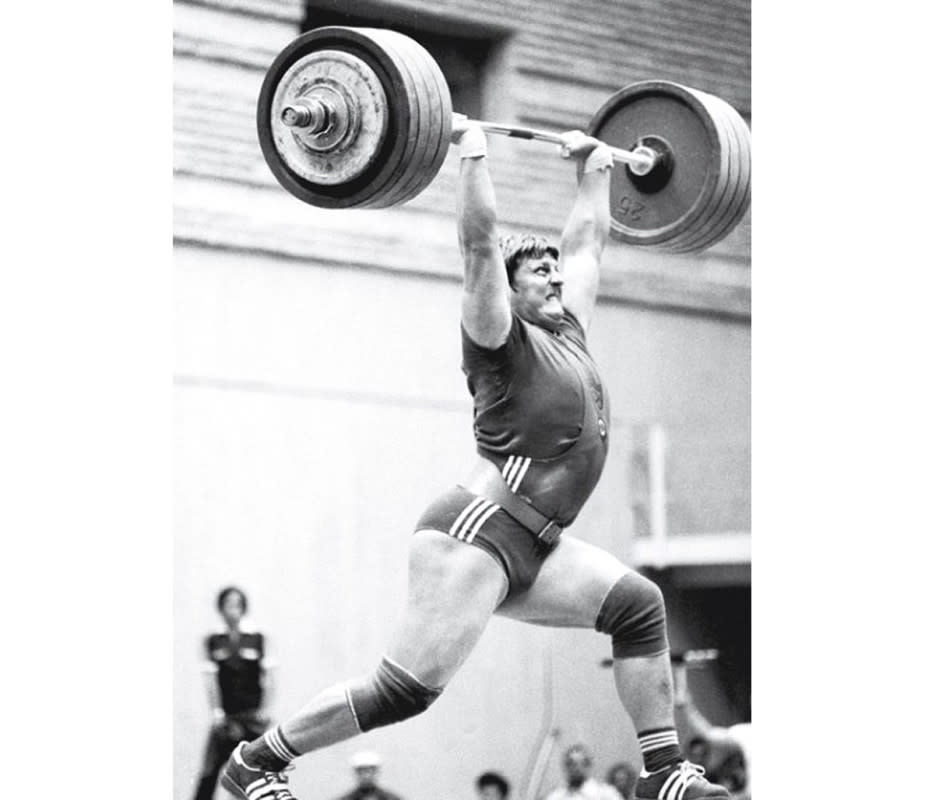 <p>Courtesy Image</p><ul><li><strong>BORN: </strong>USSR, 1956</li><li><strong>HEIGHT:</strong> 5'11"</li><li><strong>WEIGHT: </strong>260 lbs.</li></ul><p>Taranenko set the world record in weightlifting for the clean and jerk (266 kilograms, or 58.2 pounds) and total (475 kilograms, or 1,045 pounds) way back in 1988—an eon in weightlifting years—and these records still stand today. Due to restructuring by the International Weightlifting Federation of its weight classes, Taranenko’s official records no longer stand, but his lifts have yet to be equaled. You know how hard it is to bench six plates? Imagine lifting it overhead. Now that’s power!</p>