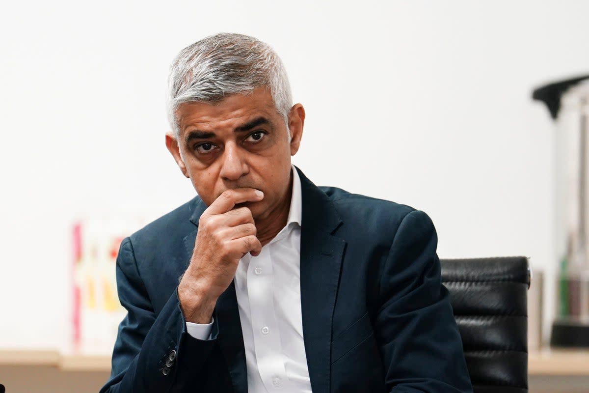 London mayor Sadiq Khan (PA)