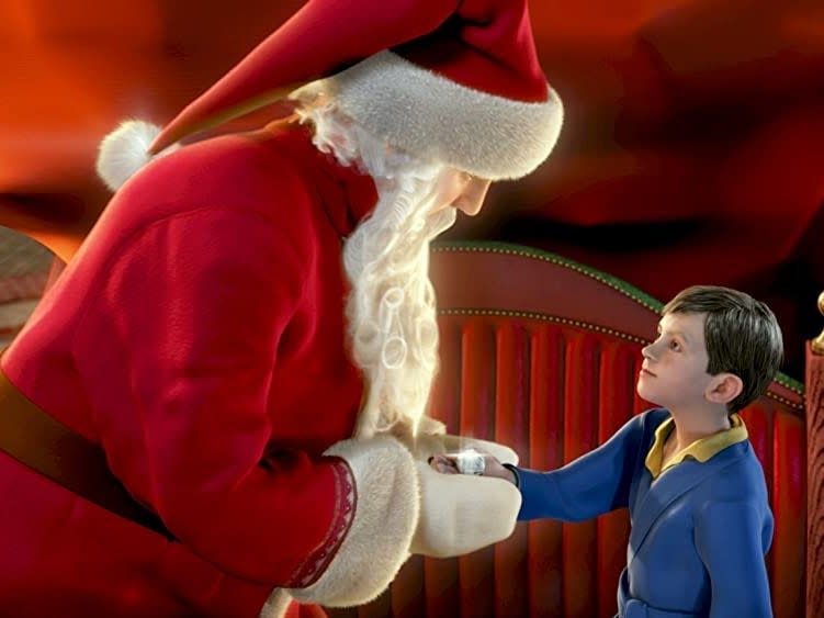 Tom Hanks and Josh Hutcherson in "The Polar Express" (2004).