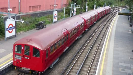 The train was due to take passengers along the Piccadilly Line on Sunday (London Transport Museum)