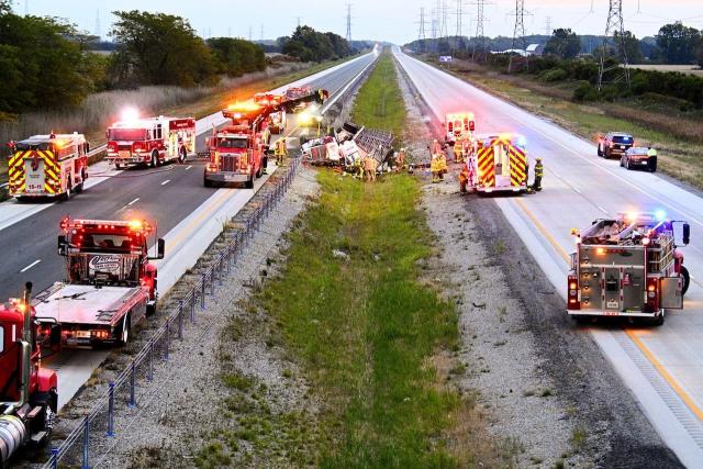 Highway 401 in Chatham Kent closed for hours after transport truck