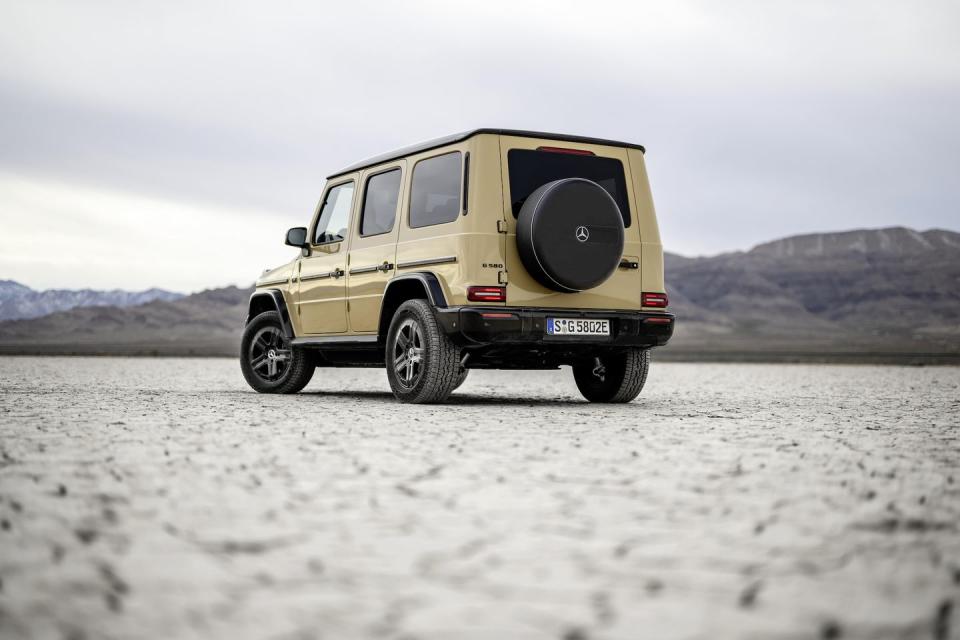 mercedes benz g 580 with eq technology press images