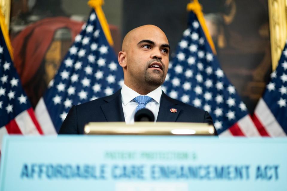 Rep. Colin Allred, D-Texas, Speaks During House Democrats’ June 2020 News Conference To Unveil The Patient Protection And Affordable Care Enhancement Act. (Photo By Bill Clark/Cq-Roll Call, Inc Via Getty Images)