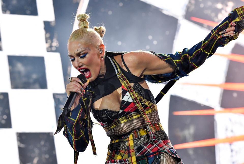 Gwen Stefani performs at Coachella 2024 on April 13