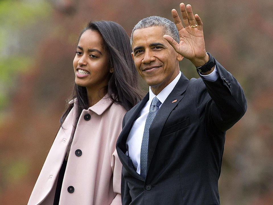 Malia Obama Graduates High School – and Dad Barack Says He's Got Sunglasses to Hide His Tears| politics, Graduation, Barack Obama, Malia Obama, Michelle Obama