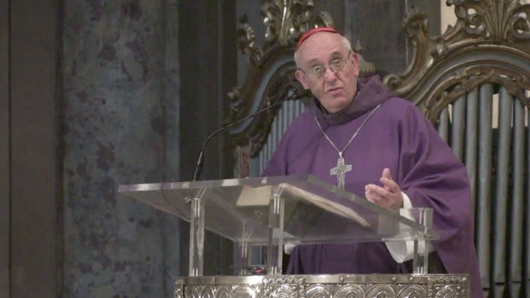 Cardinal Jorge Bergoglio from Argentina has been elected by the cardinals. He has taken the name Pope Francis