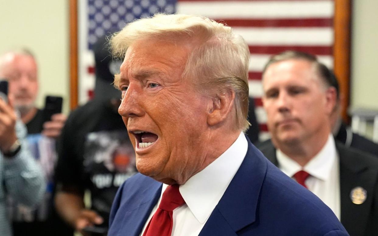 Donald Trump has claimed that Kamala Harris's 'rhetoric' is to blame for the attempt on his life