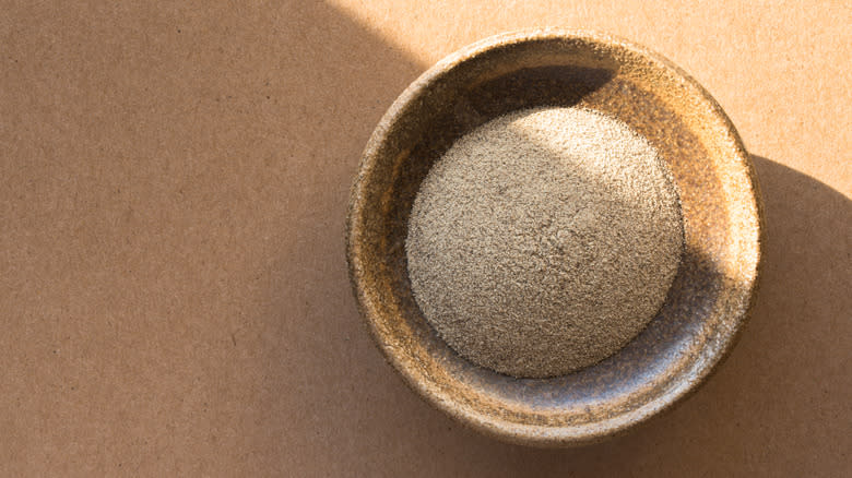 white pepper in bowl