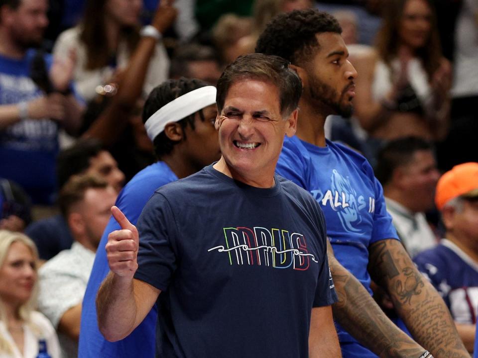 Dallas Mavericks owner Mark Cuban has been an enthustastic backer of Musk’s Twitter acquisition (Getty Images)