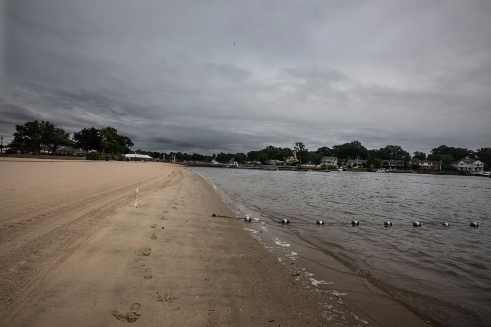 Harbor Island Beach in Mamaroneck, photographed June 22, 2023, received an F grade in the latest Save the Sound assessment on the quality of all beaches along the Long Island Sound. 