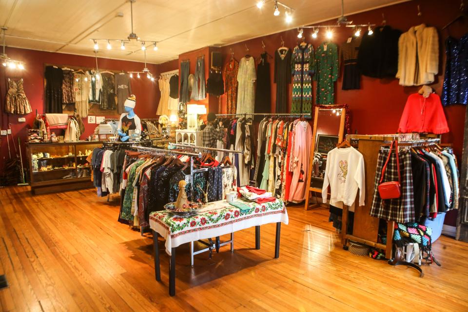 Acorn Apparel sells vintage clothing and accessories at 1602 Bardstown Road. Dec. 7, 2022