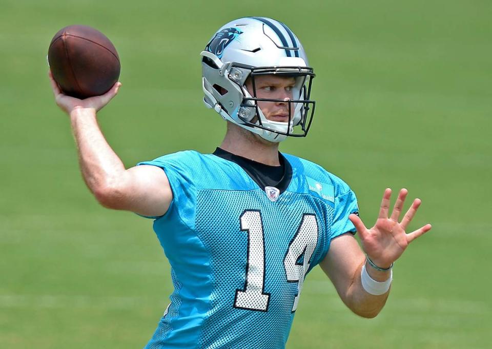 Carolina Panthers quarterback Sam Darnold said a week ago he had yet to get a COVID-19 vaccination, then said Wednesday it would be a “personal decision” as to whether he would get the shot.