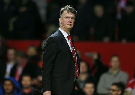 Football Soccer - Manchester United v Norwich City - Barclays Premier League - Old Trafford - 19/12/15 Manchester United manager Louis van Gaal walks off dejected after the game Action Images via Reuters / Jason Cairnduff Livepic