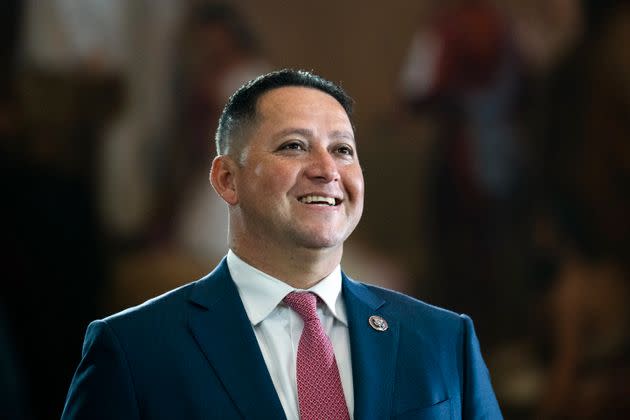 Rep. Tony Gonzales fought for his political life in a runoff Tuesday.
