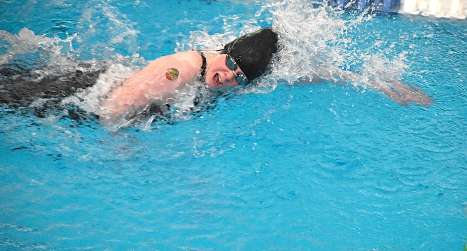 Brooklyn Draper swims in one of her events at the Zones Championships in Ohio for the Stingrays.