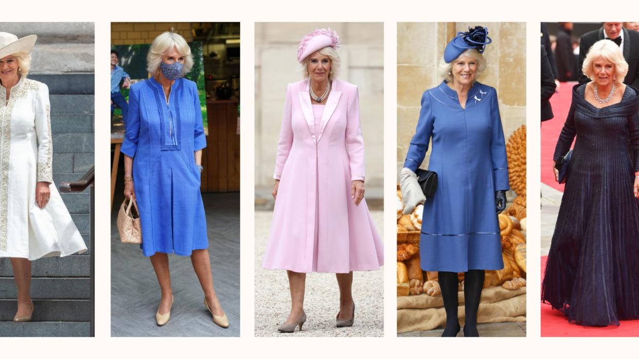  Queen Camilla's best dresses range from classic casual choices to show-stopping evening gowns. 