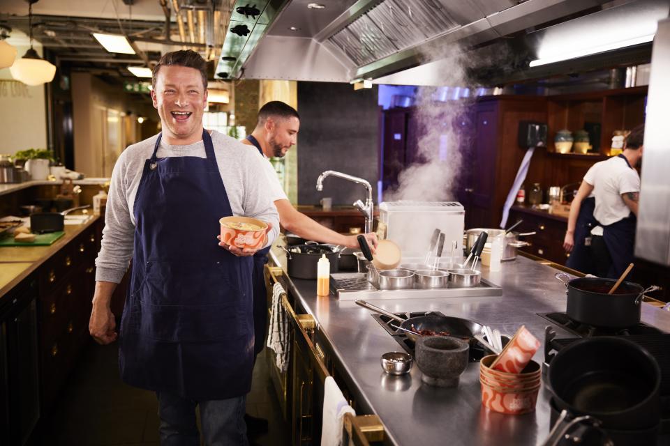 The Naked Chef has launched Pasta Dreams (Taster/Jamie Oliver/PA)