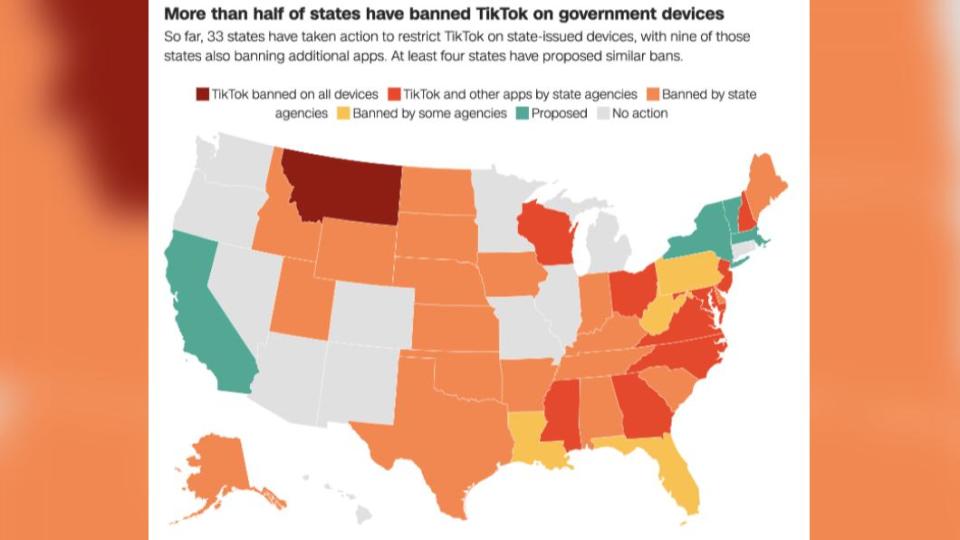 美國禁Tiktok情形。（圖／翻攝自 CNN）